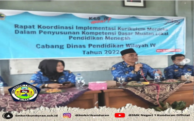 SMK Sakura menjadi Tuan rumah Rakor Implementasi K Merdeka se Cabdin-4
